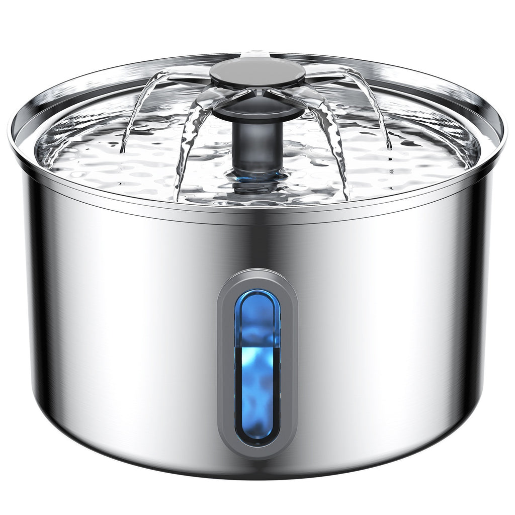 Pet Water Fountain 304 Stainless Steel - Cat and dog Water Dispenser