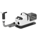 5 in 1 Dog Grooming Vacuum & Dryer w/ Clipper, 50dB Low Noise, Adjustable Speed & Temp, 1.8L Canister