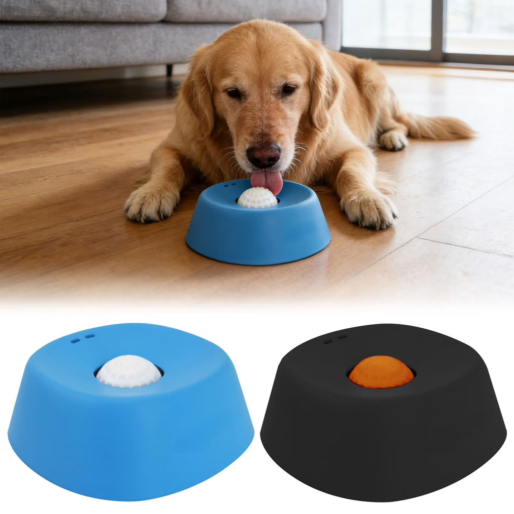 Slow Feeder Spherical Dog and Cat Licking Bowl - Lick Toy For Liquid Treats